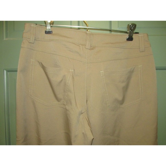 Gaiam Women's Tan Stretch Mid-Rise Straight Leg Athletic Pants Size XS - Picture 6 of 10